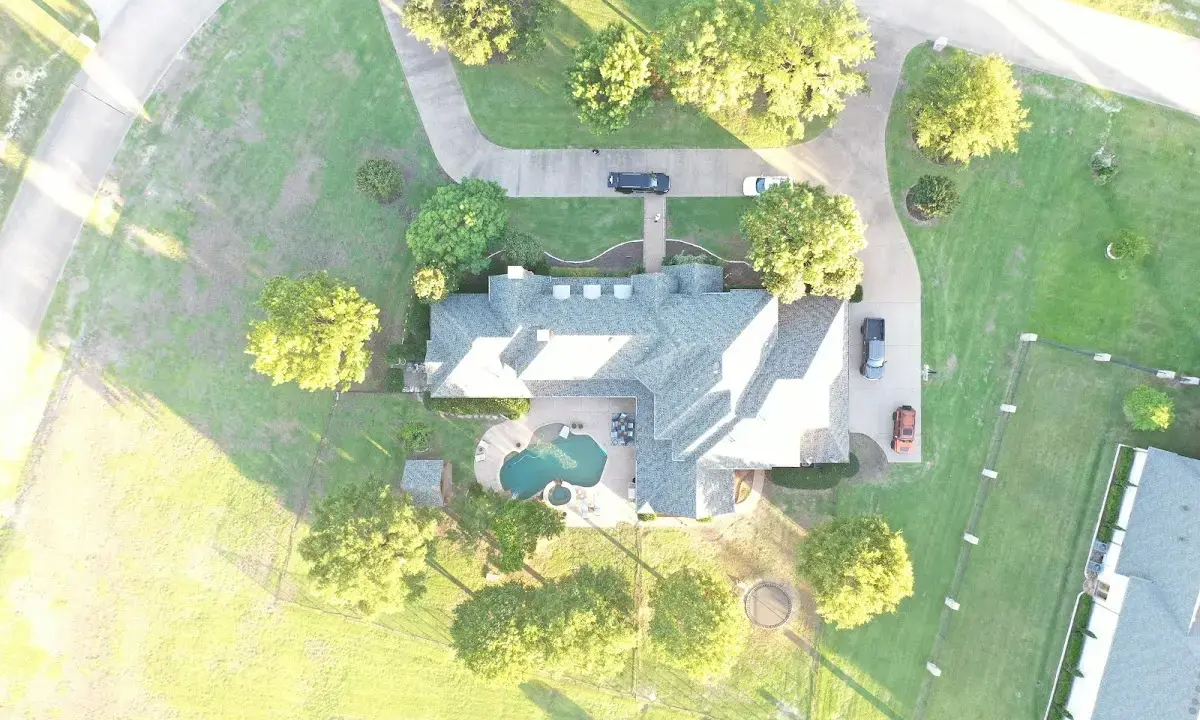 New shingle roof installation on a home in Wedgefield